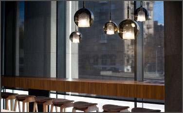 Restaurant Motorized Window Treatments Nav