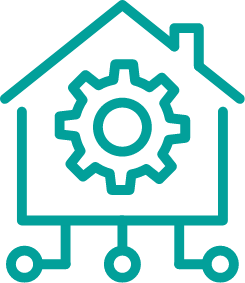 Smart Home System Icon